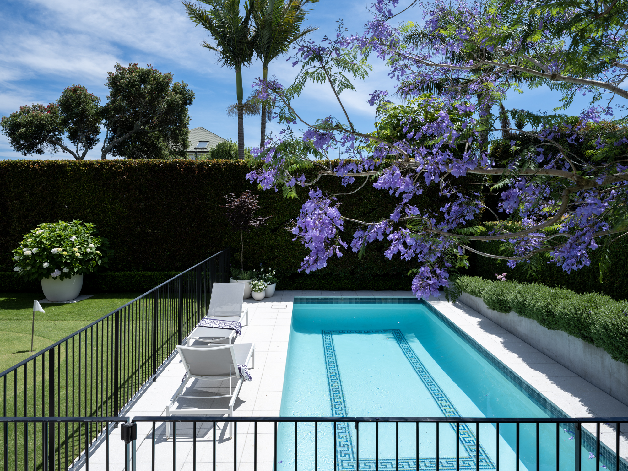 Poolside Landscaping in Auckland image